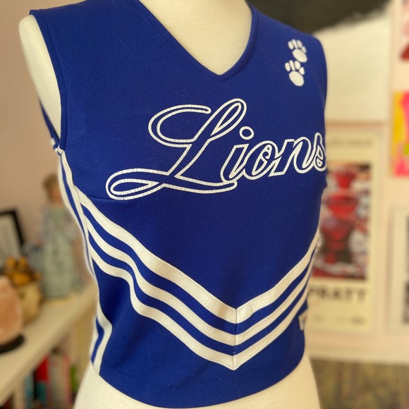 Lions Cheerleading Uniform Top - Picture 2 of 3